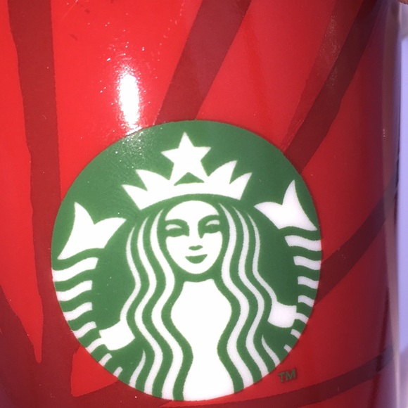 Starbucks 2014 Red Holiday Christmas Mermaid Siren Logo Coffee Tea Mug Cup - Picture 2 of 10